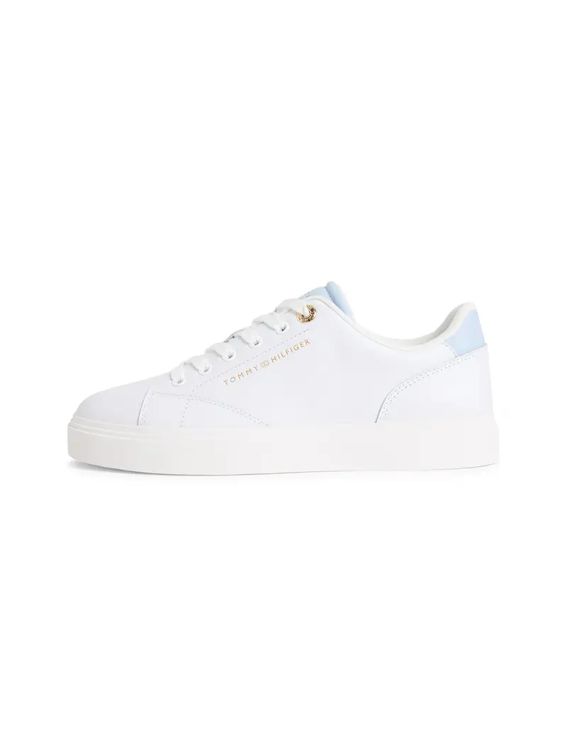 Sneaker bassa beige / blu chiaro