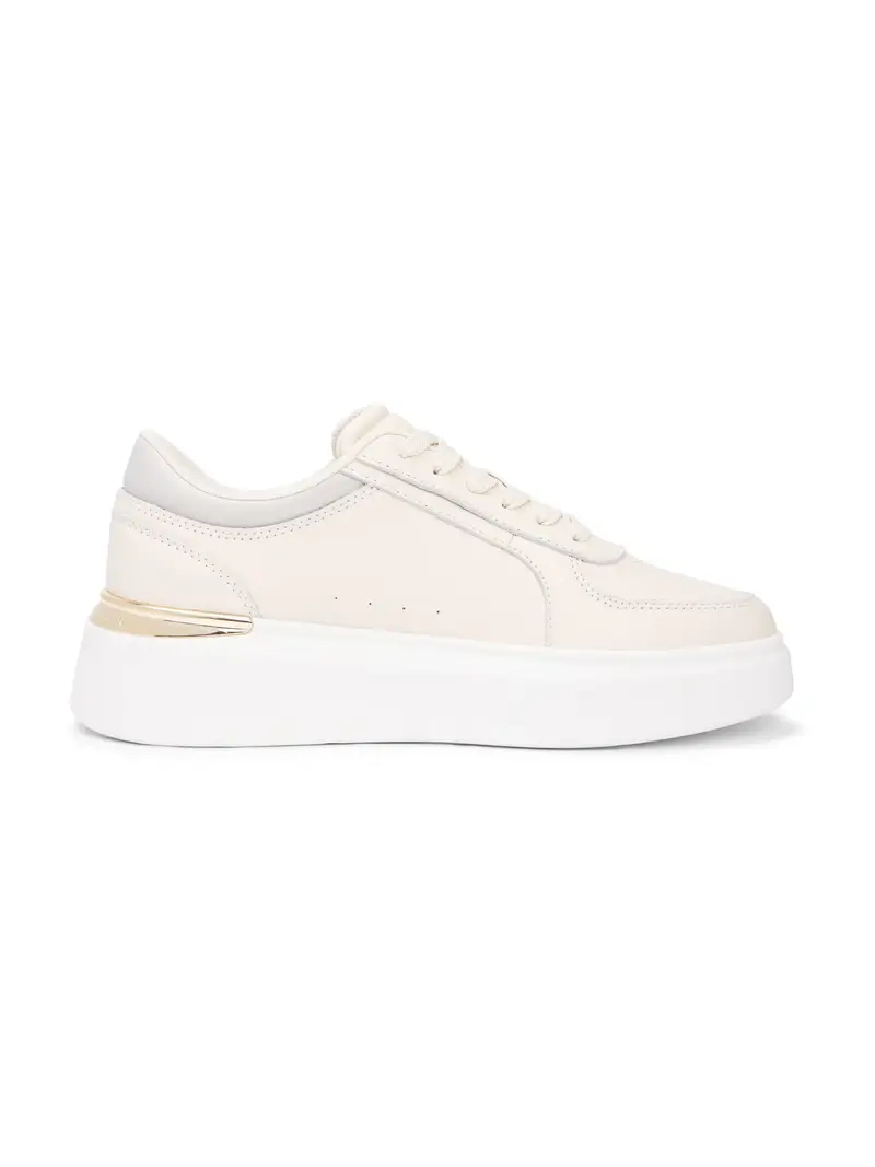 Sneaker bassa beige / grigio miniatura 3