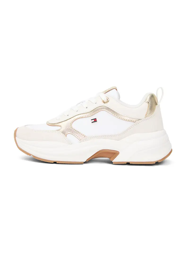 Sneaker bassa beige / oro / bianco / bianco naturale