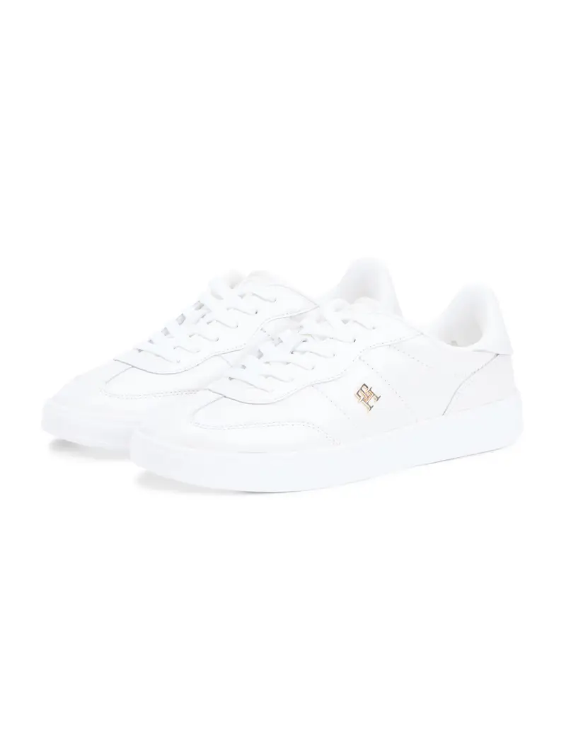 Tommy Hilfiger Sneakers bassa bianca in pelle miniatura 2