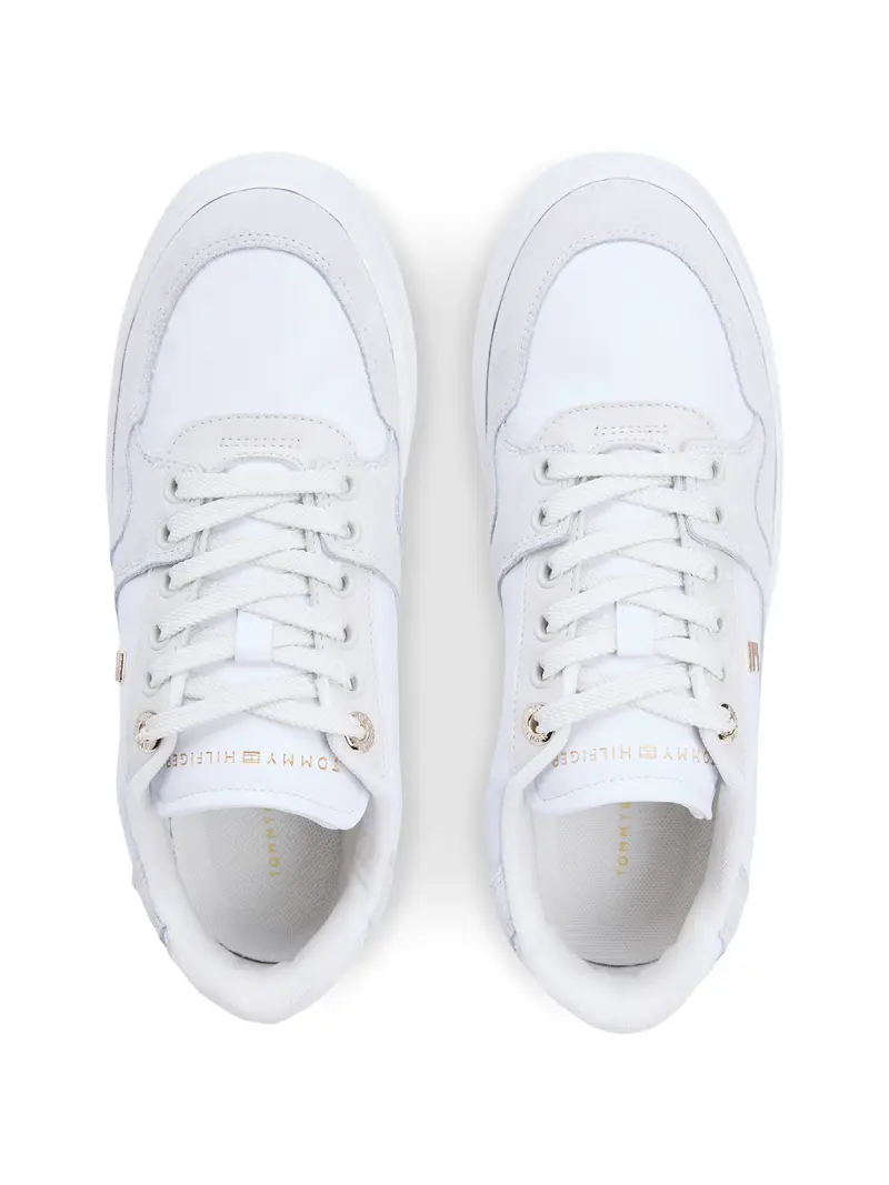 Sneaker bassa bianco / bianco lana miniatura 3