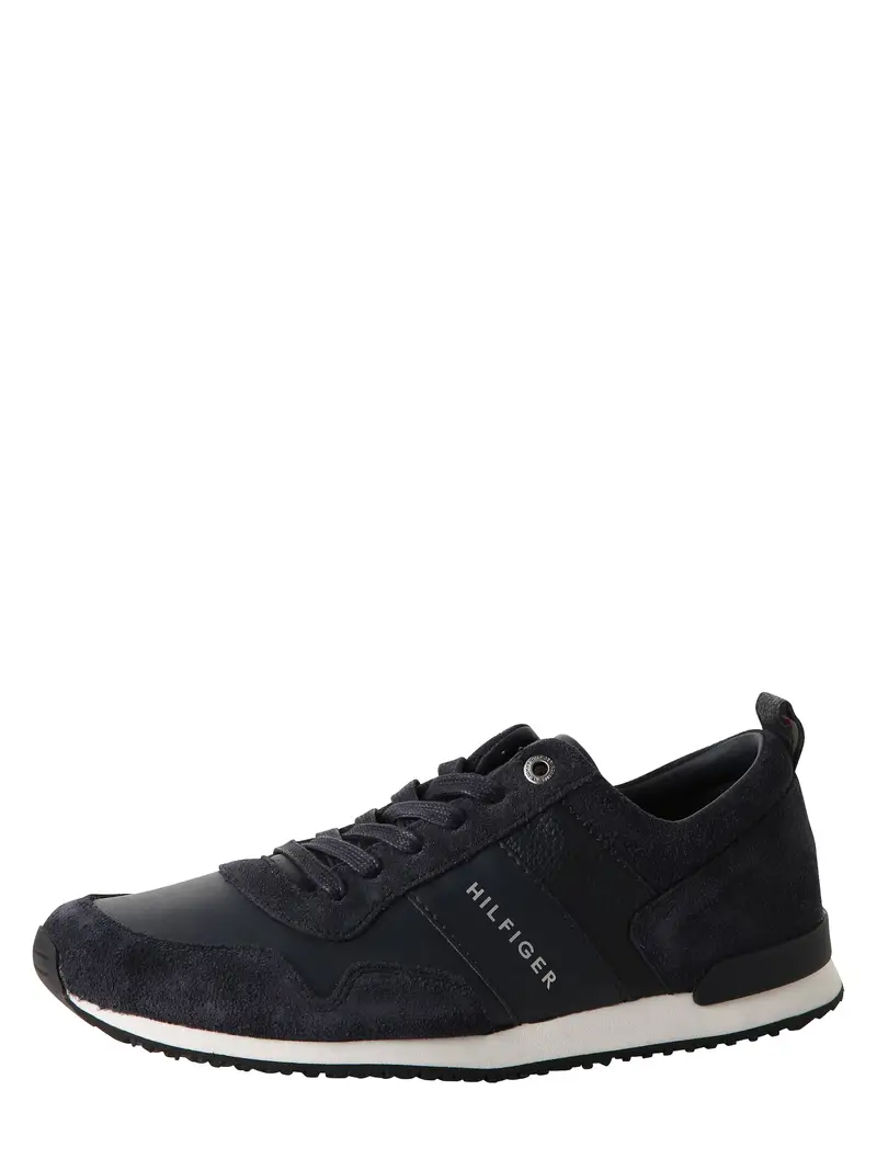 Tommy Hilfiger Sneakers bassa blu notte in pelle
