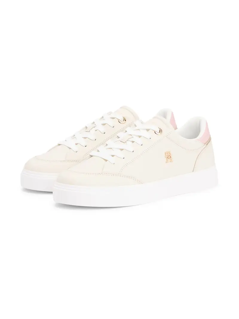 Sneaker bassa CHIC beige / oro / rosa miniatura 2