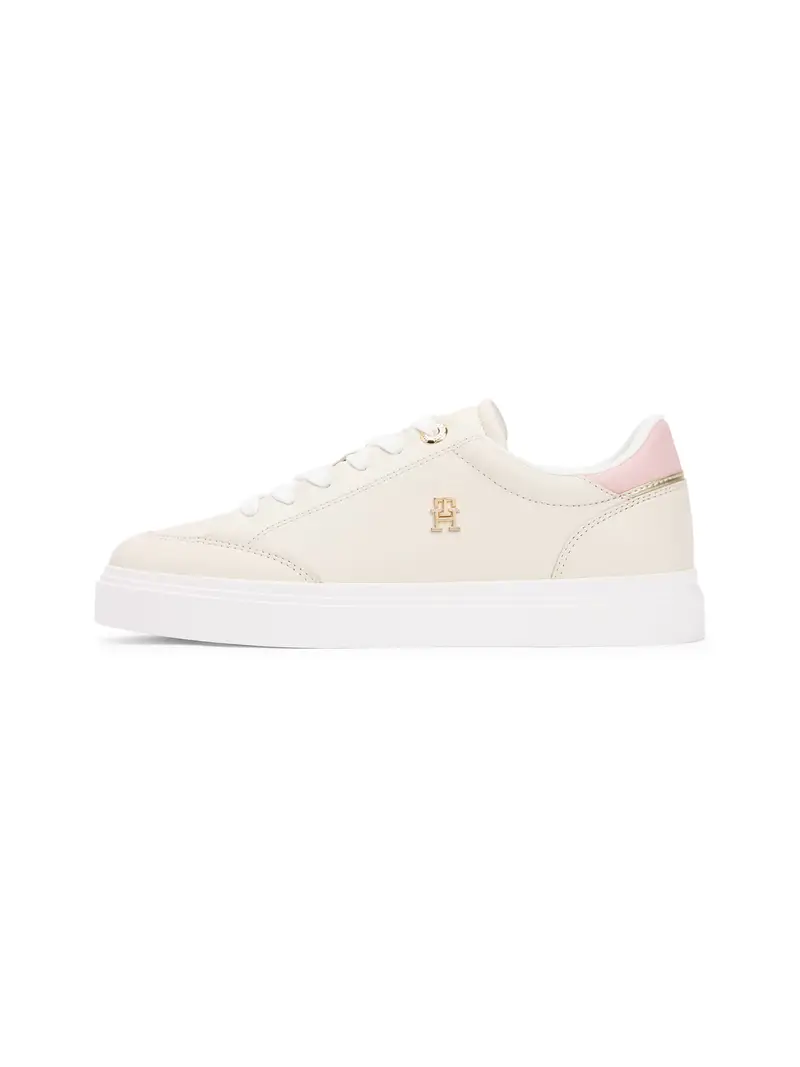 Sneaker bassa CHIC beige / oro / rosa