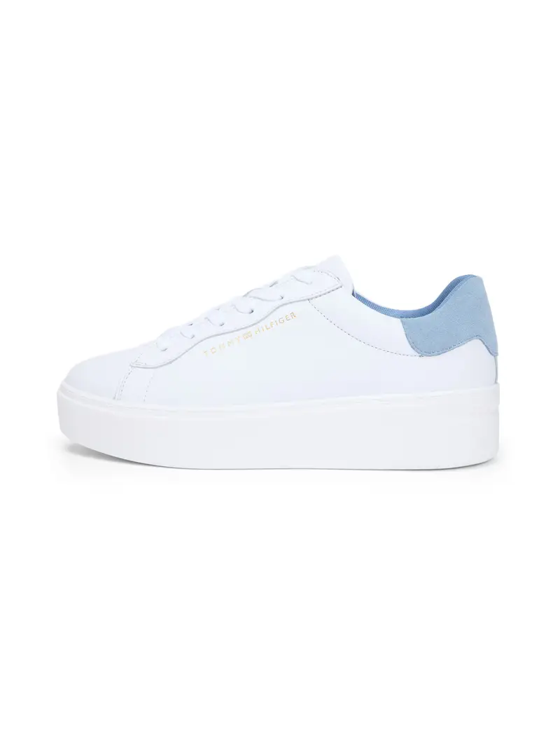 Sneaker bassa 'CHIC' blu chiaro / oro / bianco