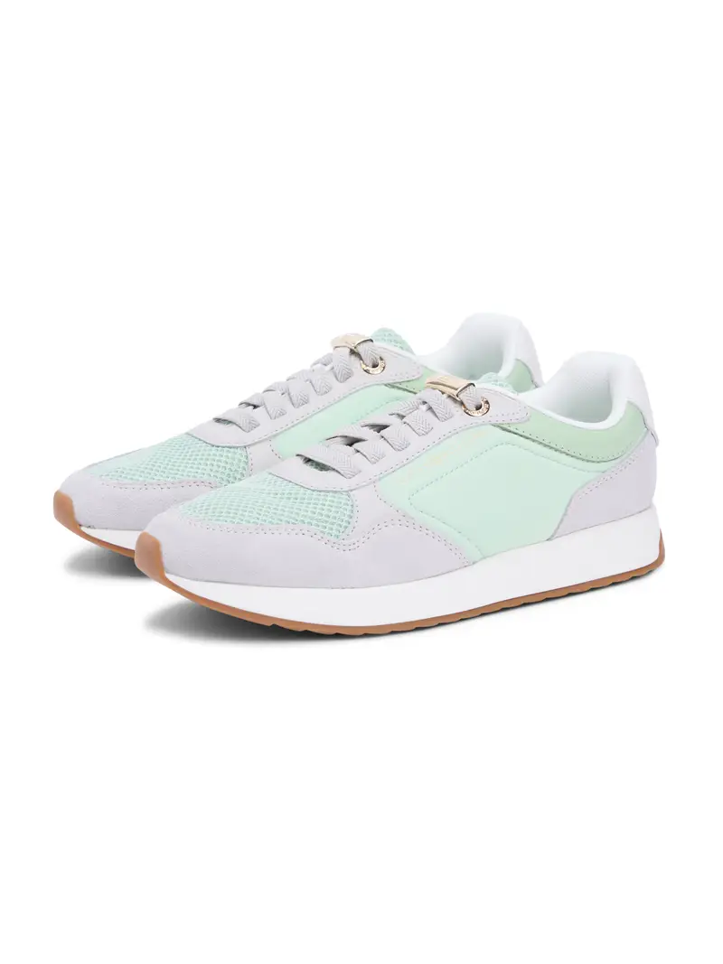 Sneaker bassa CHIC grigio chiaro / menta miniatura 2