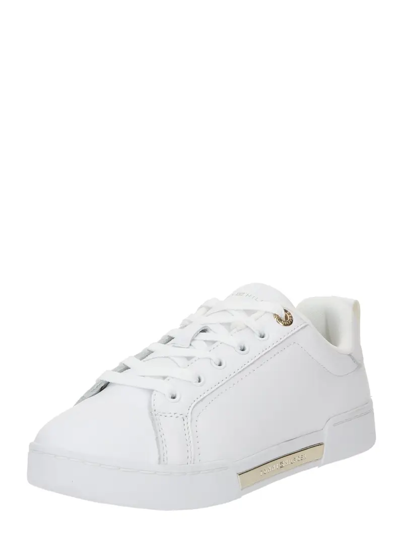 TOMMY HILFIGER Sneaker bassa 'CHIQUE'  oro / bianco