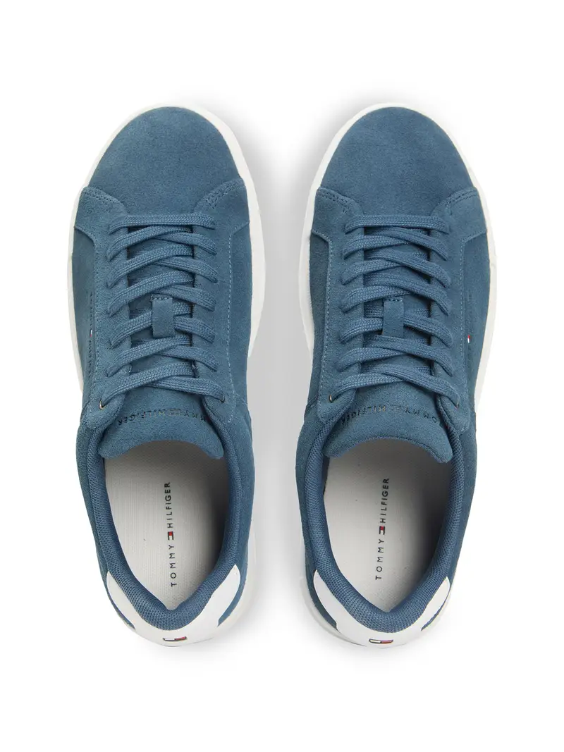 Sneaker bassa Court blu denim / bianco miniatura 3