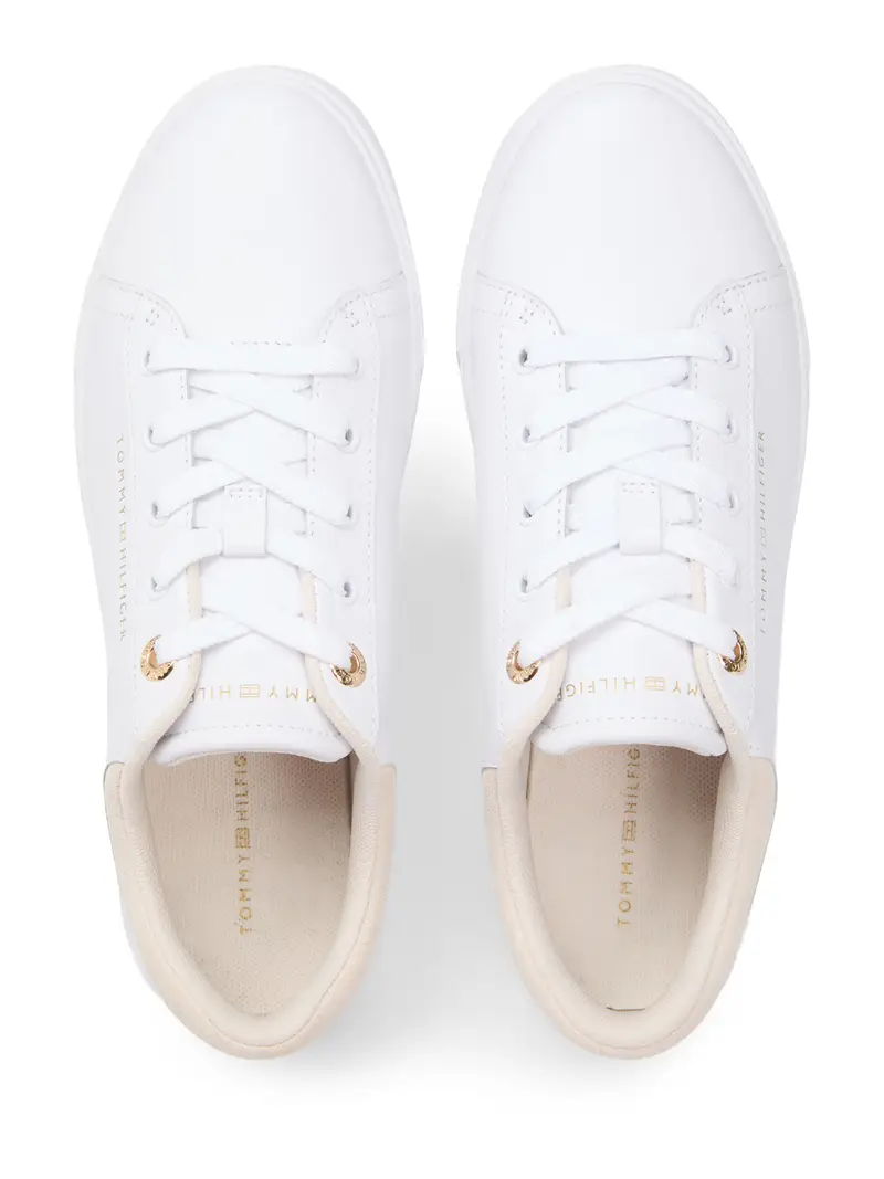 Sneaker bassa crema / bianco miniatura 3
