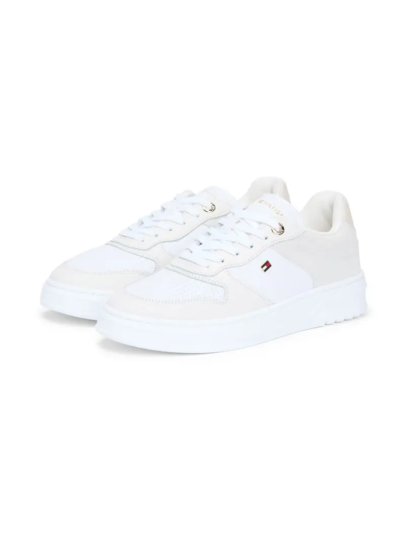 Sneaker bassa crema / grigio chiaro / bianco miniatura 2