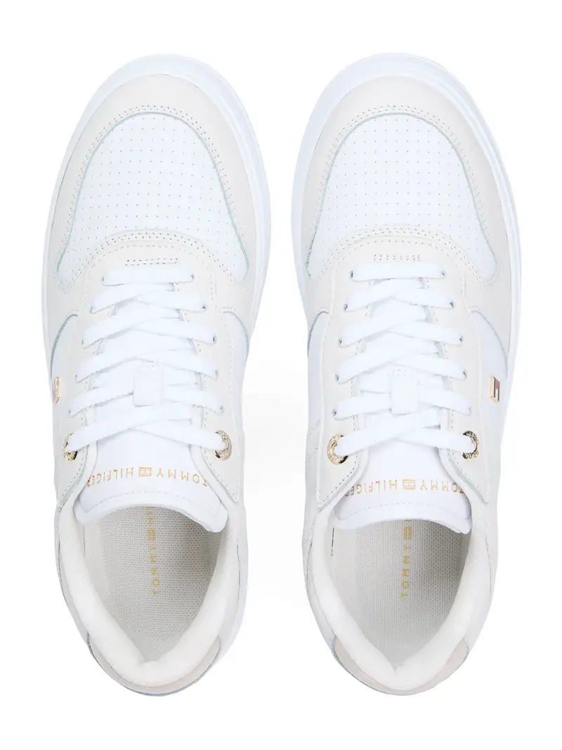 Sneaker bassa crema / grigio chiaro / bianco miniatura 3