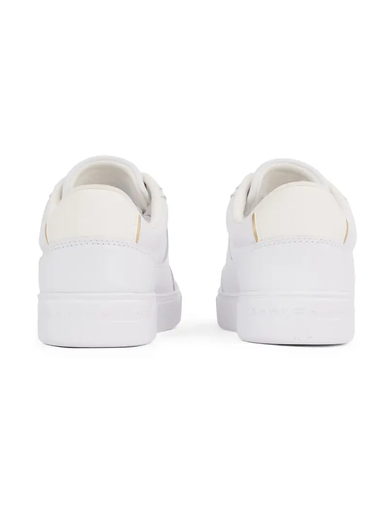 TOMMY HILFIGER Sneaker bassa 'Essential Chic Court' oro / bianco miniatura 3