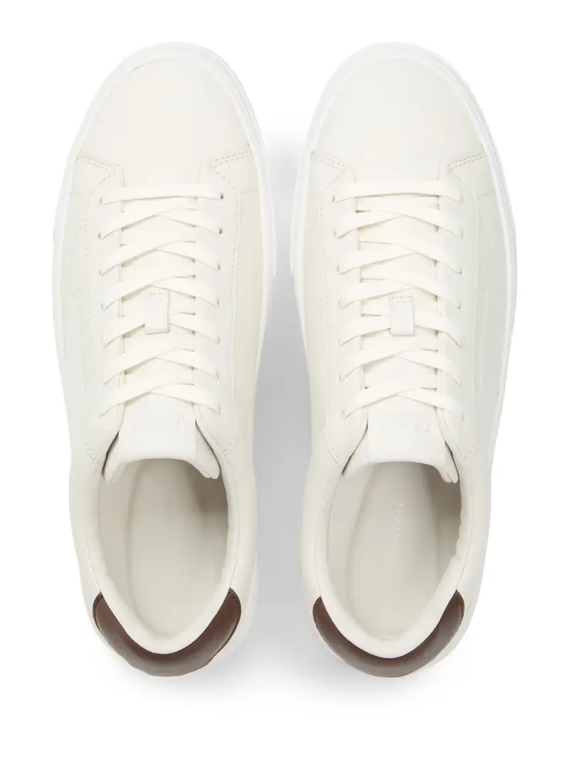 Sneaker bassa marrone / bianco miniatura 3