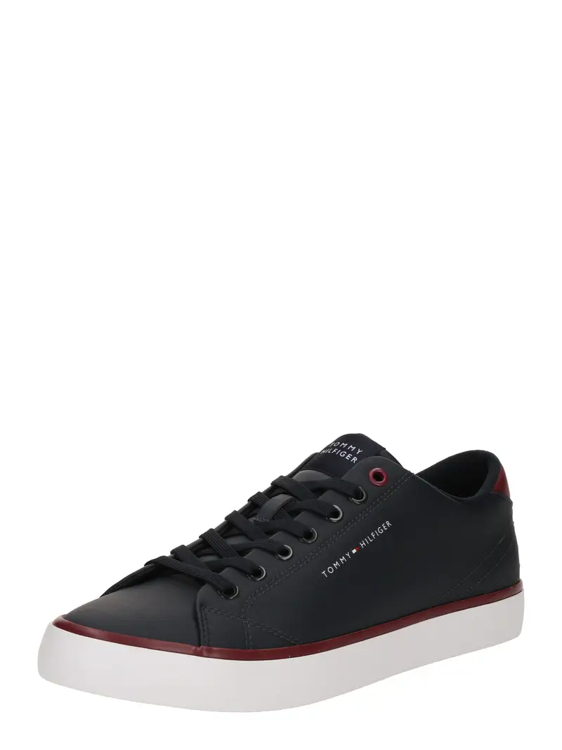 TOMMY HILFIGER Sneaker bassa  navy / rosso scuro / nero / bianco