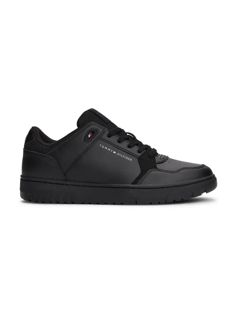 TOMMY HILFIGER Sneaker bassa nero / bianco miniatura 3