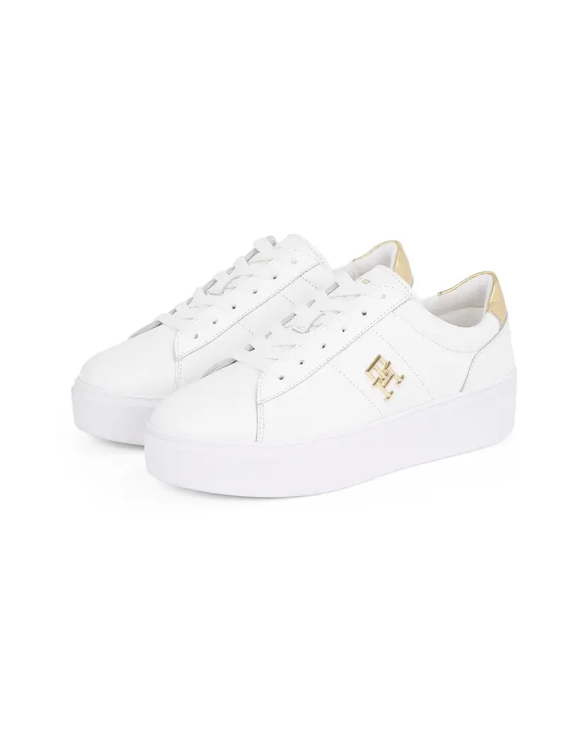 Sneaker bassa oro / bianco miniatura 2