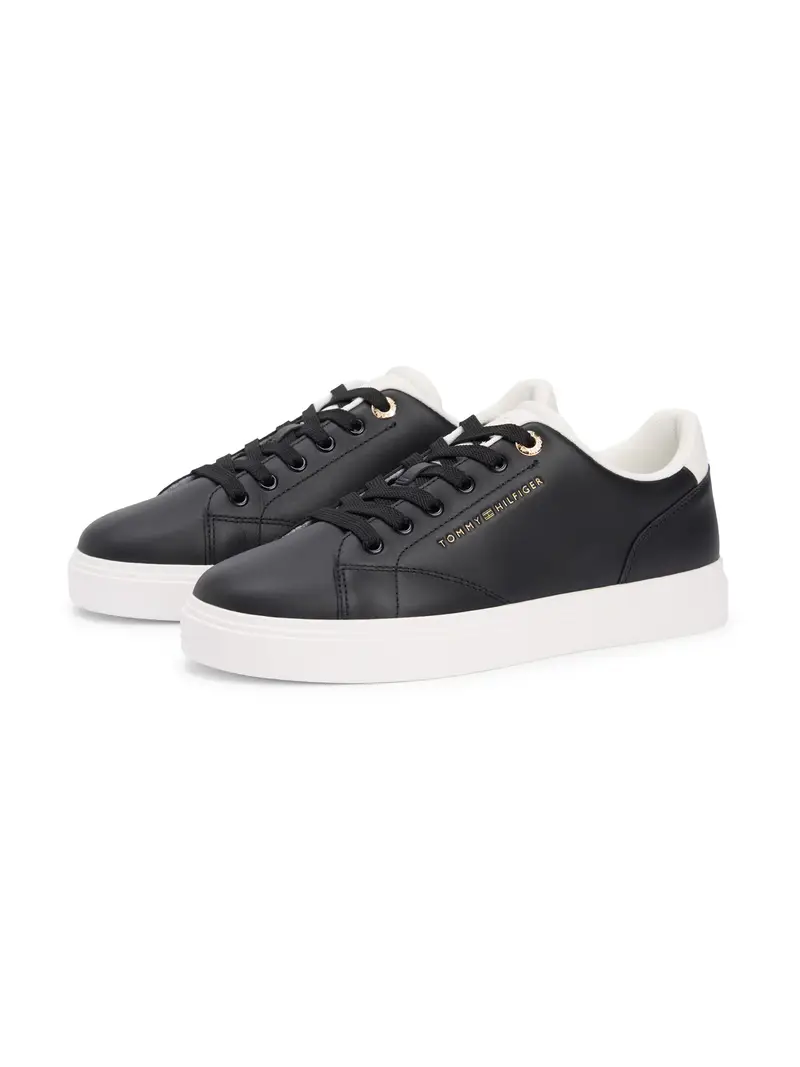 Sneaker bassa oro / nero / bianco miniatura 2