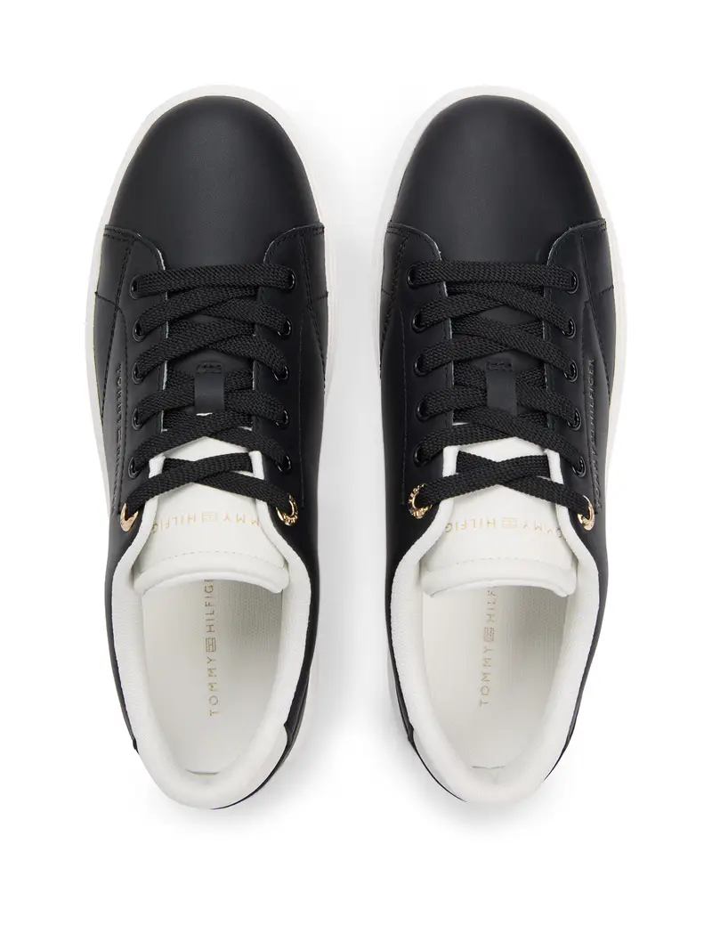 Sneaker bassa oro / nero / bianco miniatura 3