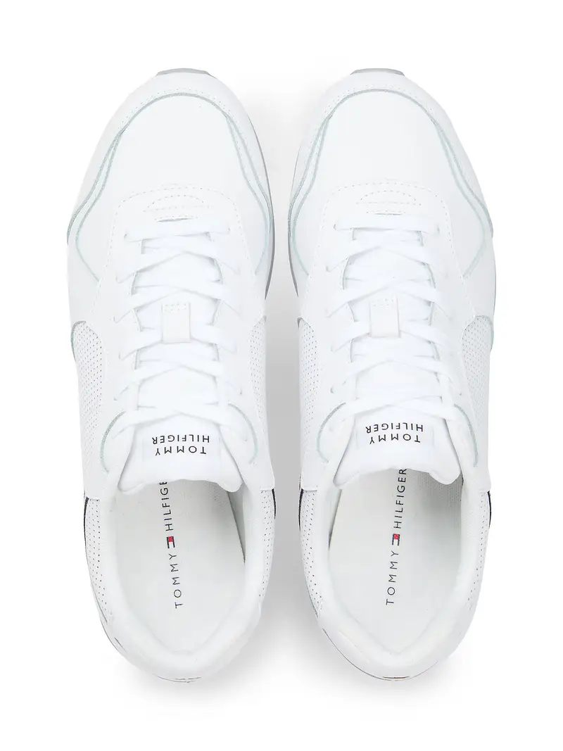 Sneaker bassa rosso / bianco miniatura 3