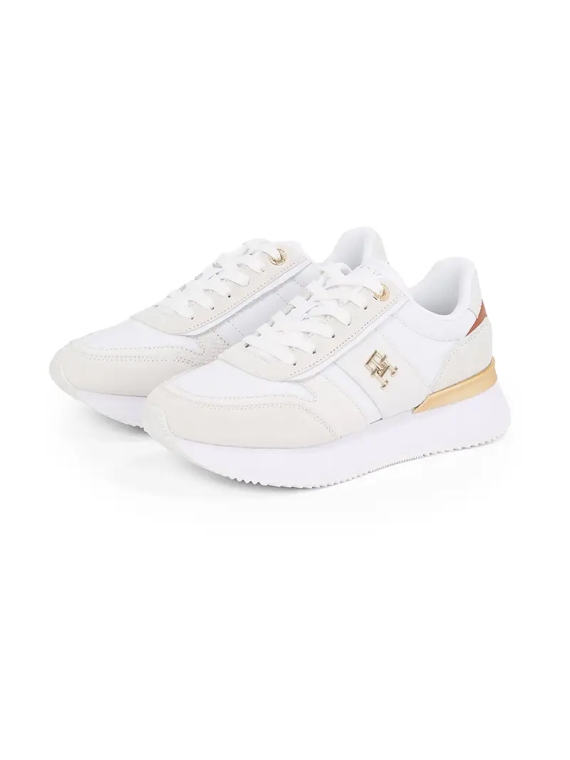 Sneaker bassa stucco / marrone / oro / bianco miniatura 2