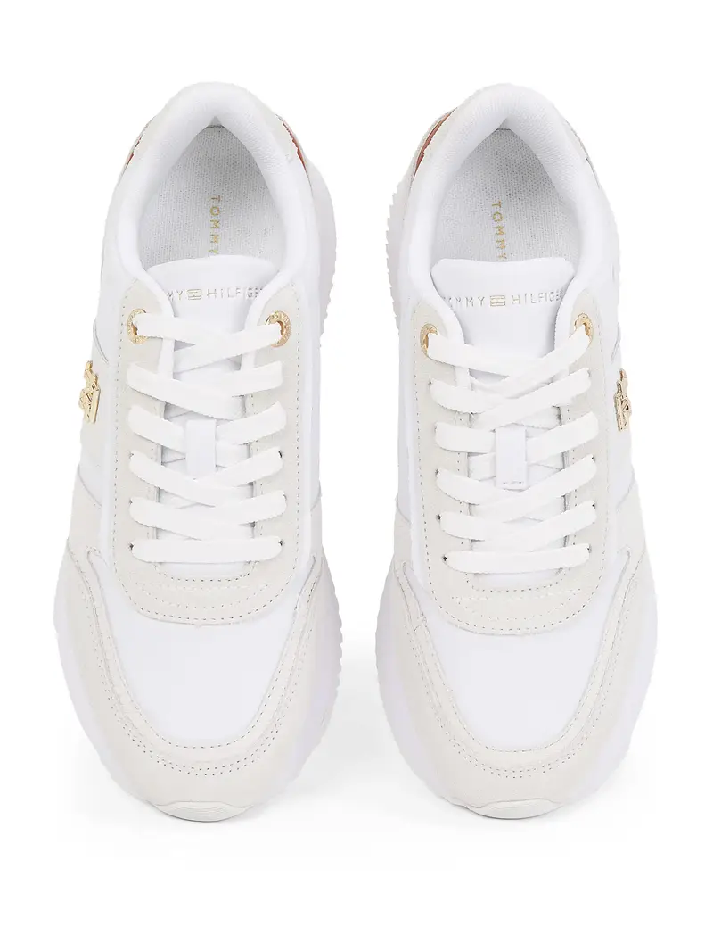 Sneaker bassa stucco / marrone / oro / bianco miniatura 3