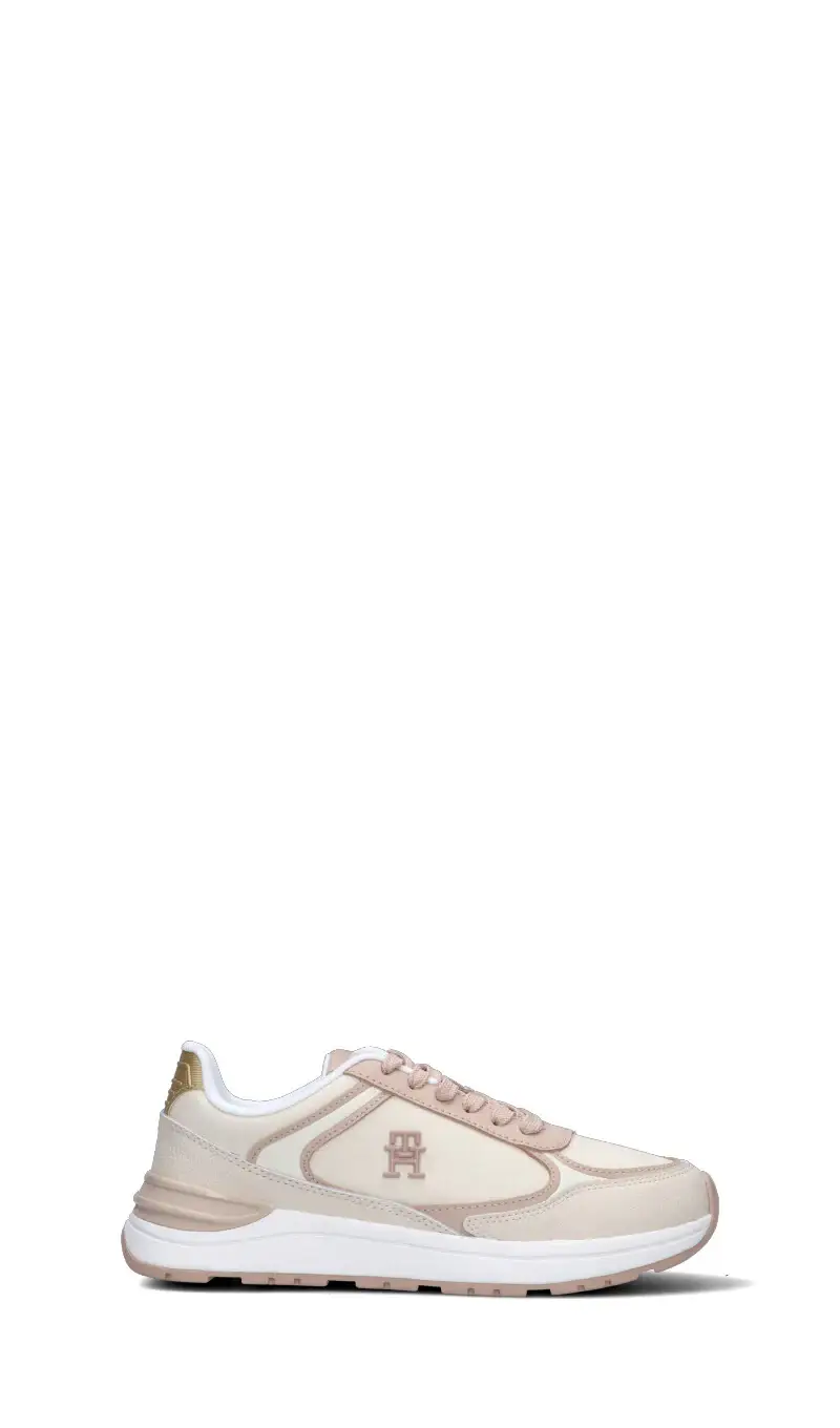 Sneaker donna beige in pelle Vario