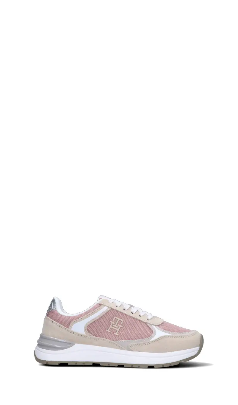 Sneaker donna beige/rosa in suede Vario