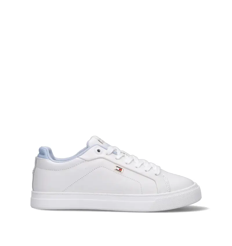 Sneaker donna bianca in pelle Vario