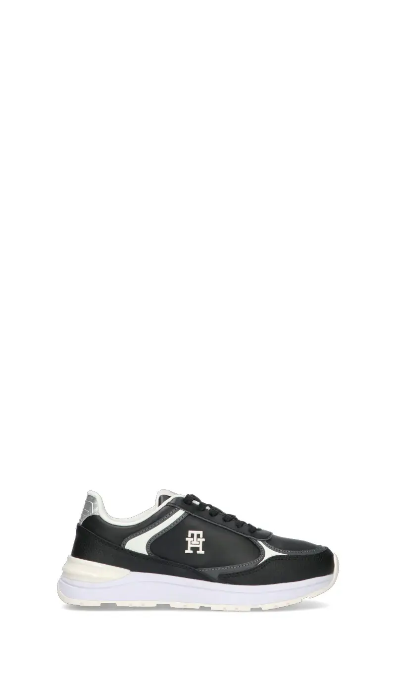 Sneaker donna nera in pelle Vario