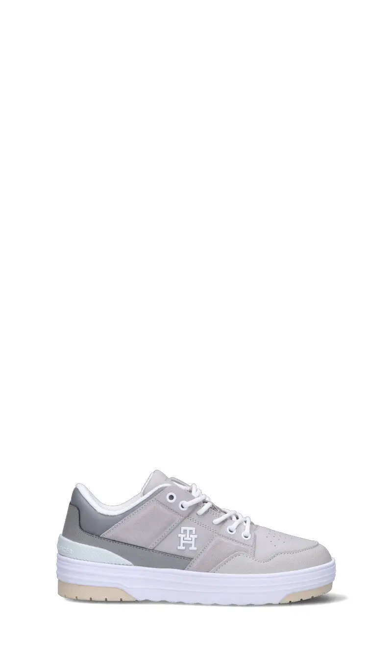 Sneaker grigia donna in pelle Vario