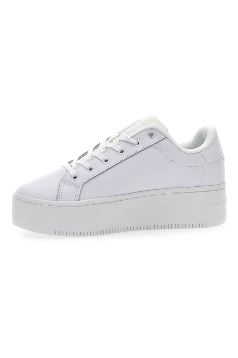 Sneakers Bianche Con Flatform TOMMY HILFIGER FLATFORM ESS [BIANCO] miniatura 4