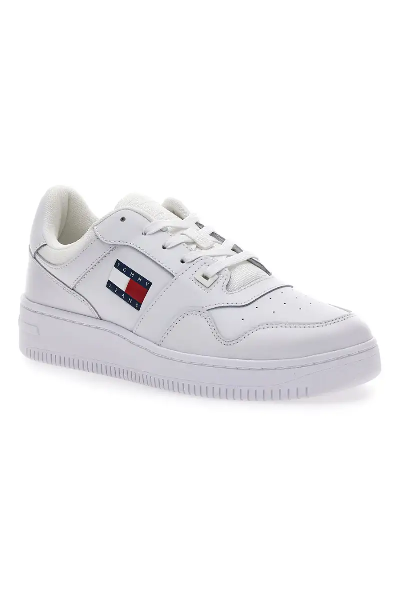 Sneakers Bianche TOMMY HILFIGER RETRO BASKET ESS [BIANCO] miniatura 2