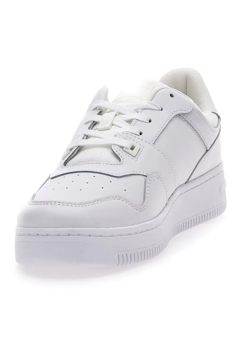 Sneakers Bianche TOMMY HILFIGER RETRO BASKET ESS [BIANCO] miniatura 3