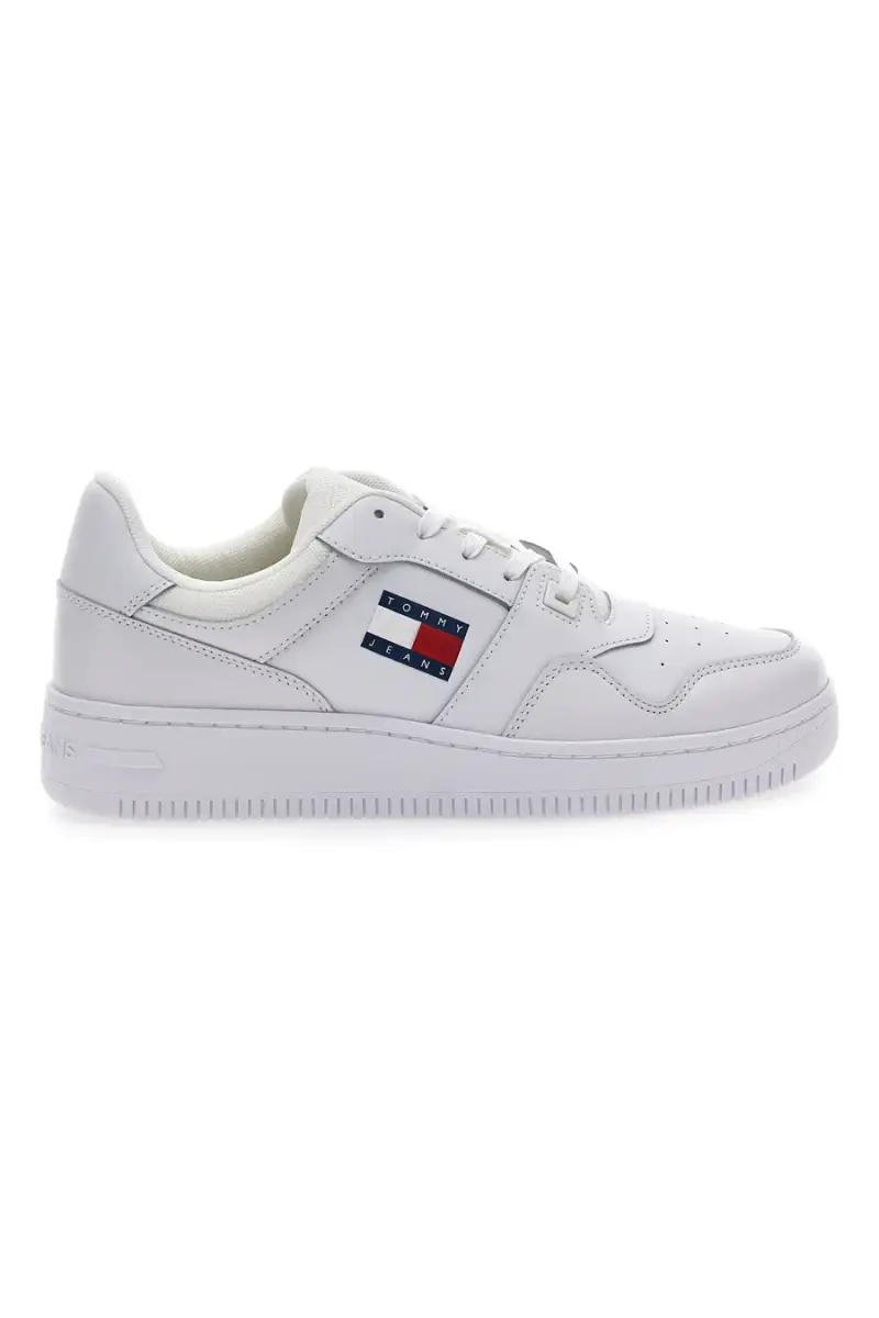 Sneakers Bianche TOMMY HILFIGER RETRO BASKET ESS [BIANCO]