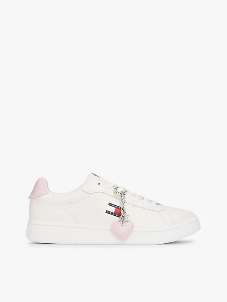 sneakers donna archive 98 valentines in pelle bianca con charm cuore