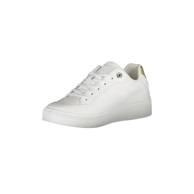 Sneakers Donna Bianche con Dettagli a Contrasto Bianco miniatura 3