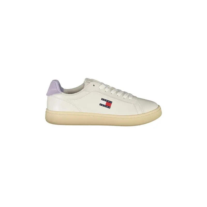 Sneakers Donna Bianche con Dettagli in Glicine Bianco