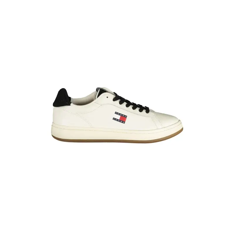 Sneakers Donna Bianche con Dettagli Neri Bianco