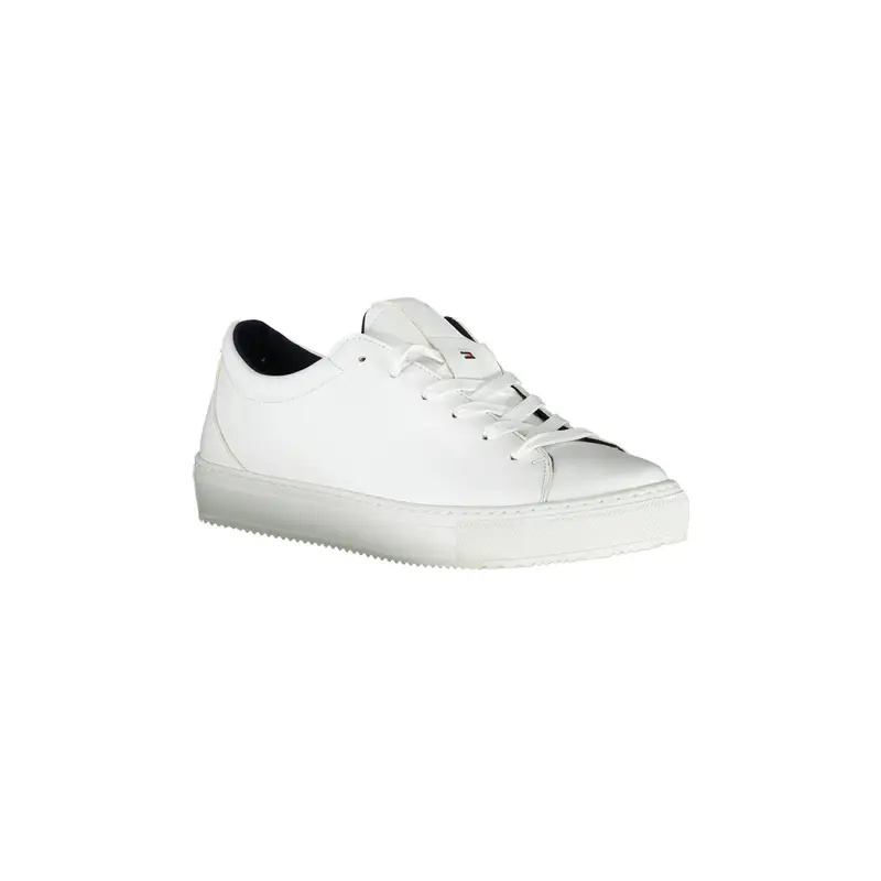 Sneakers Donna Bianche Dettagli a Contrasto Bianco miniatura 2