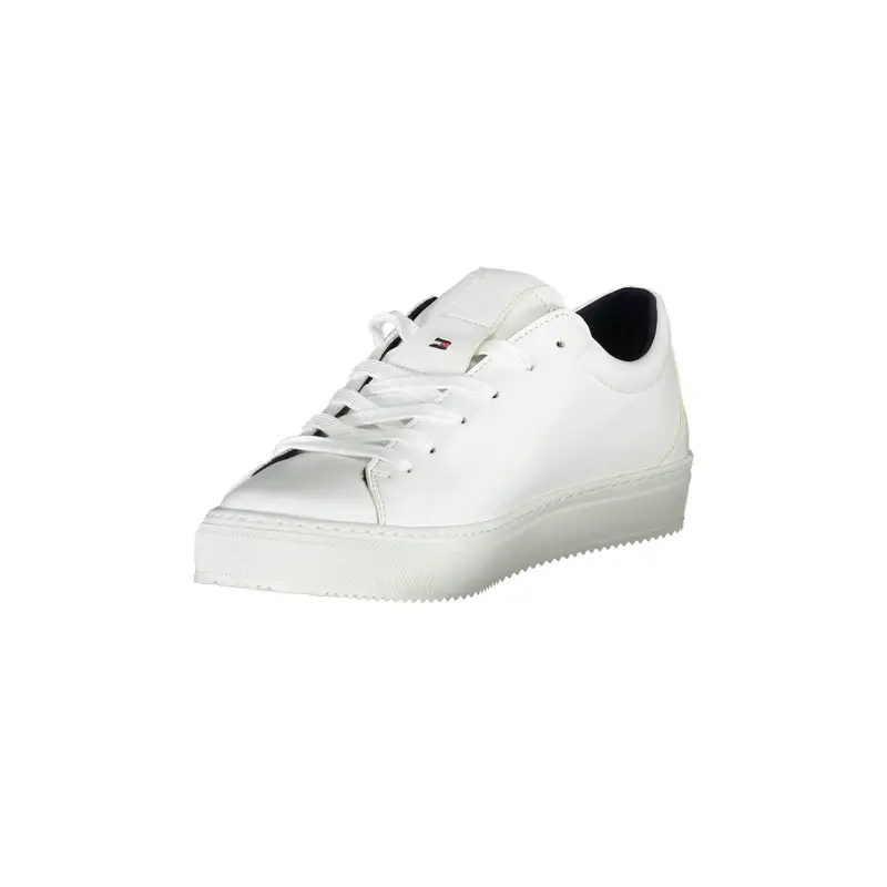 Sneakers Donna Bianche Dettagli a Contrasto Bianco miniatura 3