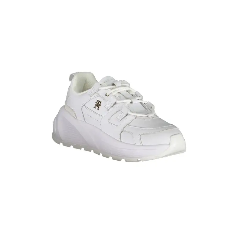 Sneakers Donna Bianche Logo Bianco miniatura 2