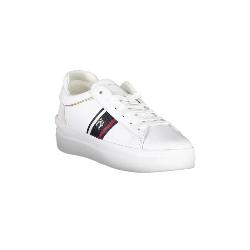 Sneakers Donna Bianche Logo Bianco miniatura 2