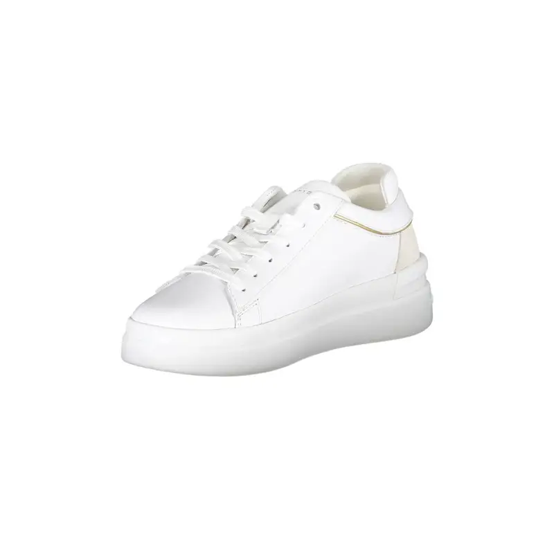 Sneakers Donna Bianche Logo Bianco miniatura 3