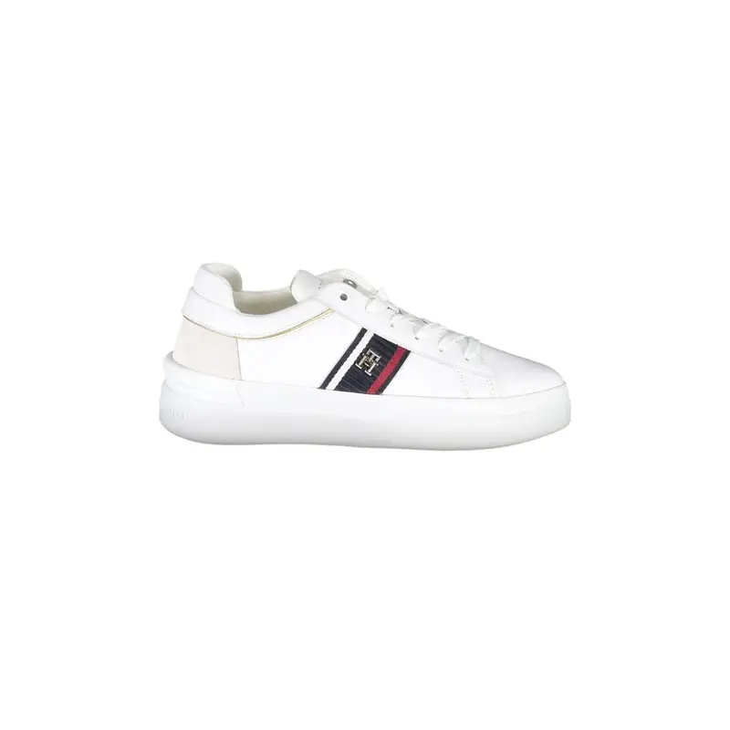 Sneakers Donna Bianche Logo Bianco