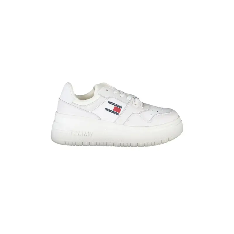 Sneakers Donna Bianche Stampa Logo Bianco