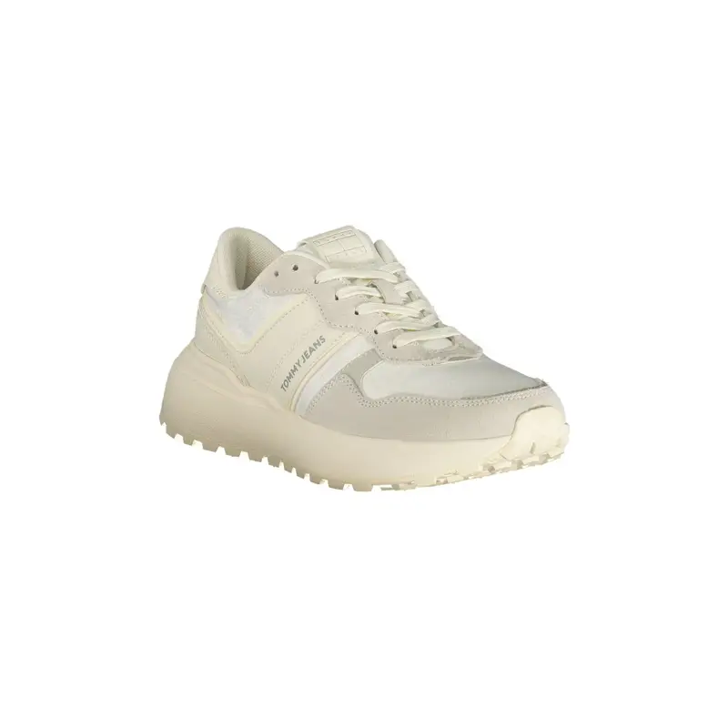 Sneakers Donna Bianche Stampa Logo Bianco miniatura 2