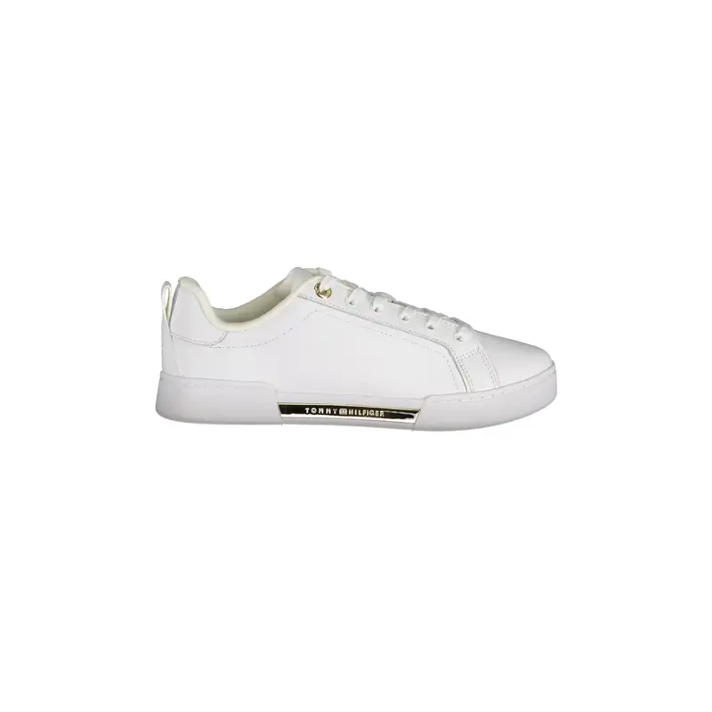 Sneakers Donna Bianche Stampa Logo Bianco