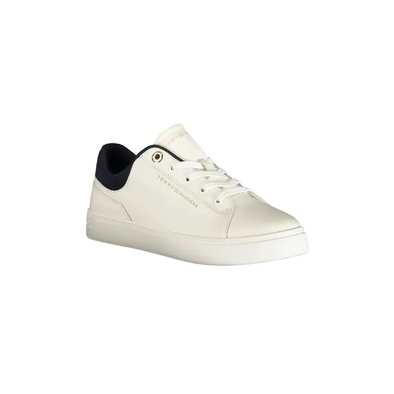 Sneakers Donna Bianche Stampa Logo Bianco miniatura 2