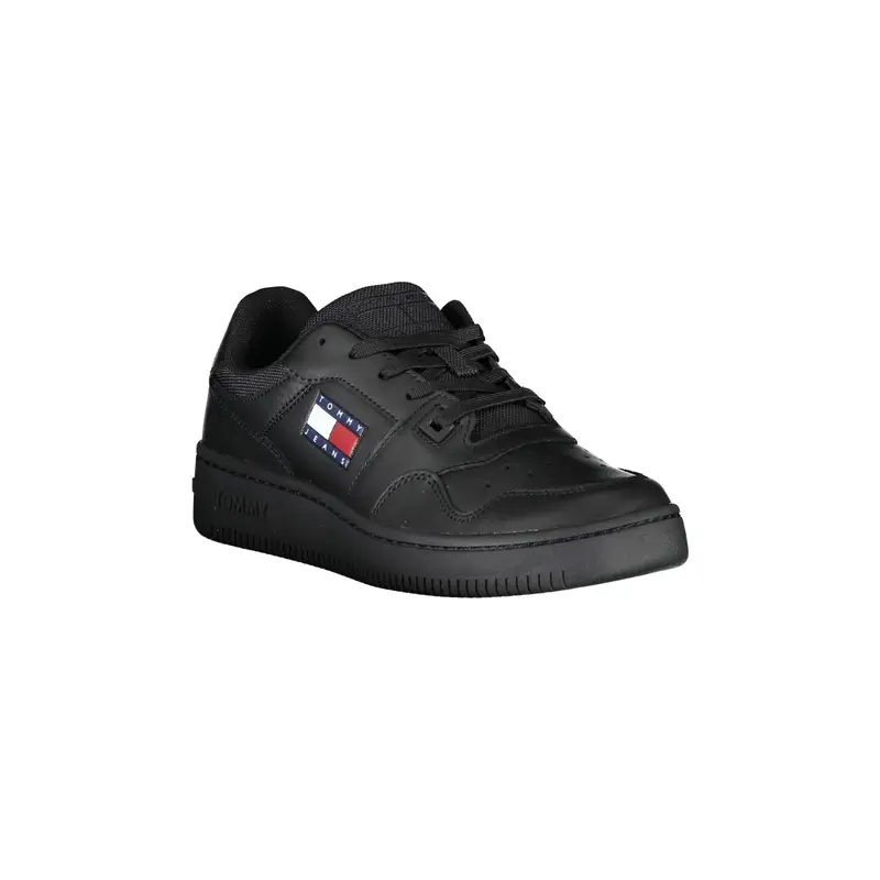 Sneakers Donna Nere Logo Nero miniatura 2