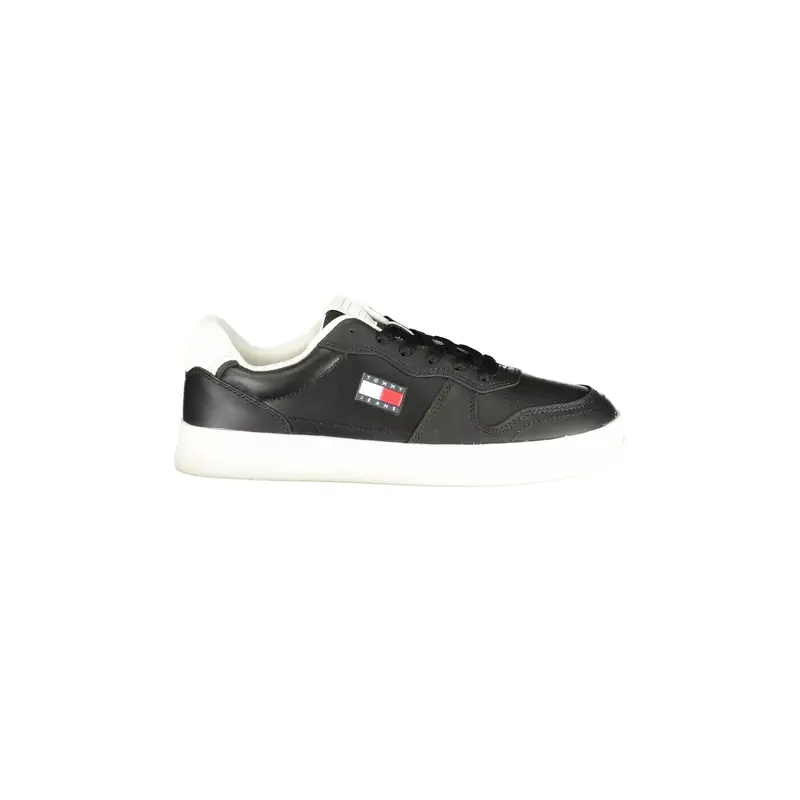 Sneakers Donna Nere Stampa Logo Nero